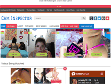 Tablet Screenshot of caminspector.net